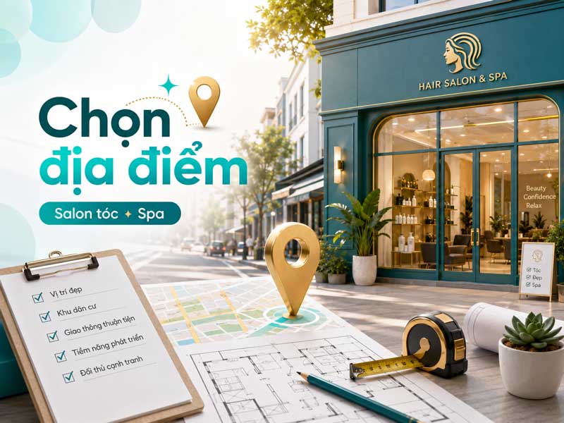 Cách chọn địa điểm mở salon tóc hoặc spa