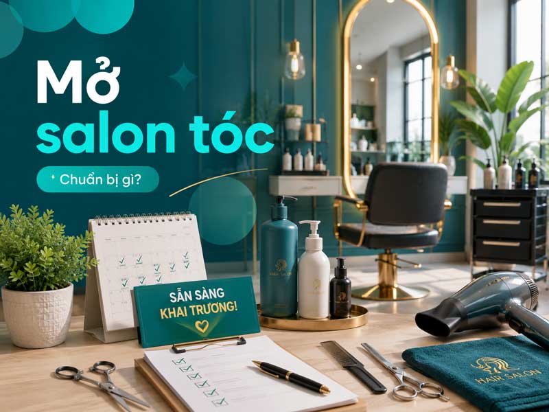 Những việc cần chuẩn bị khi mở một salon tóc